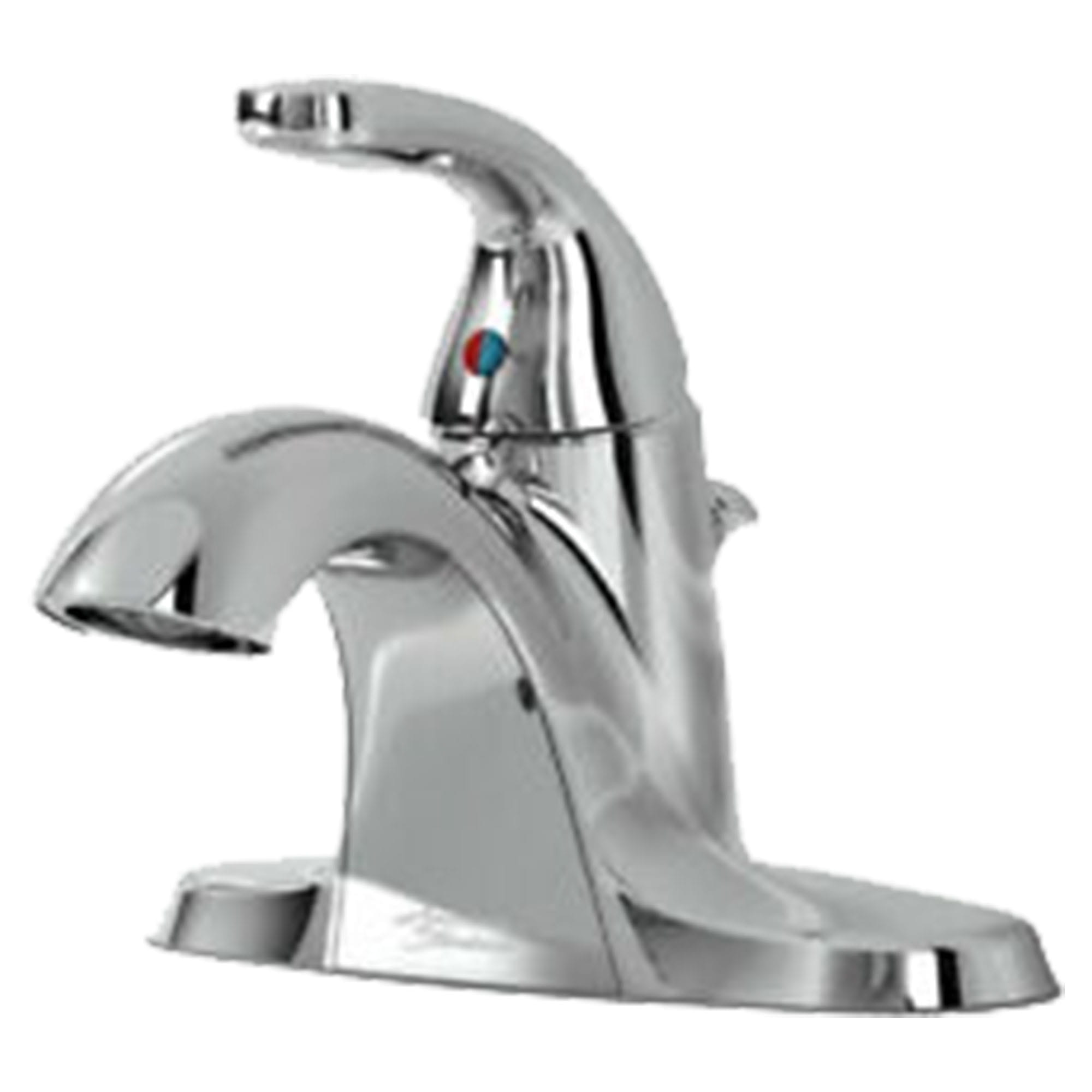 Cadet 20 4 In Centerset Single Handle Bathroom Faucet 12 GPM with Plastic Drain CHROME